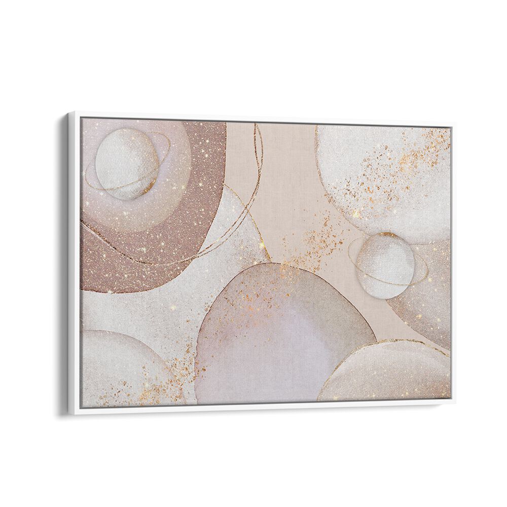 Elegant GOLDEN GALAXY, ABSTRACT PAINTINGS showcase soft hues and shimmering accents, perfect for enhancing home decor.