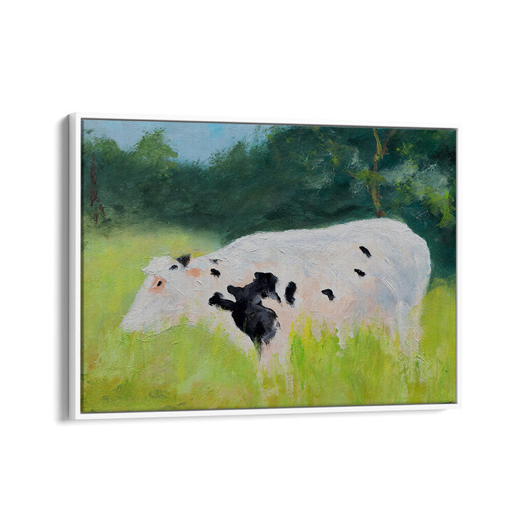 GRAZING IN THE GRASS , ANIMAL PAINTINGS