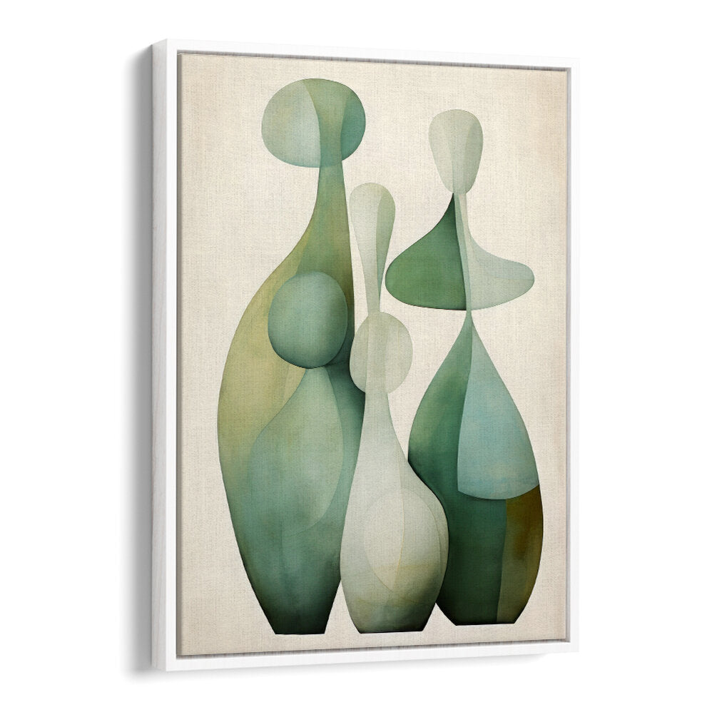 GREEN BEIGE GEO V , ORGANIC FORMS