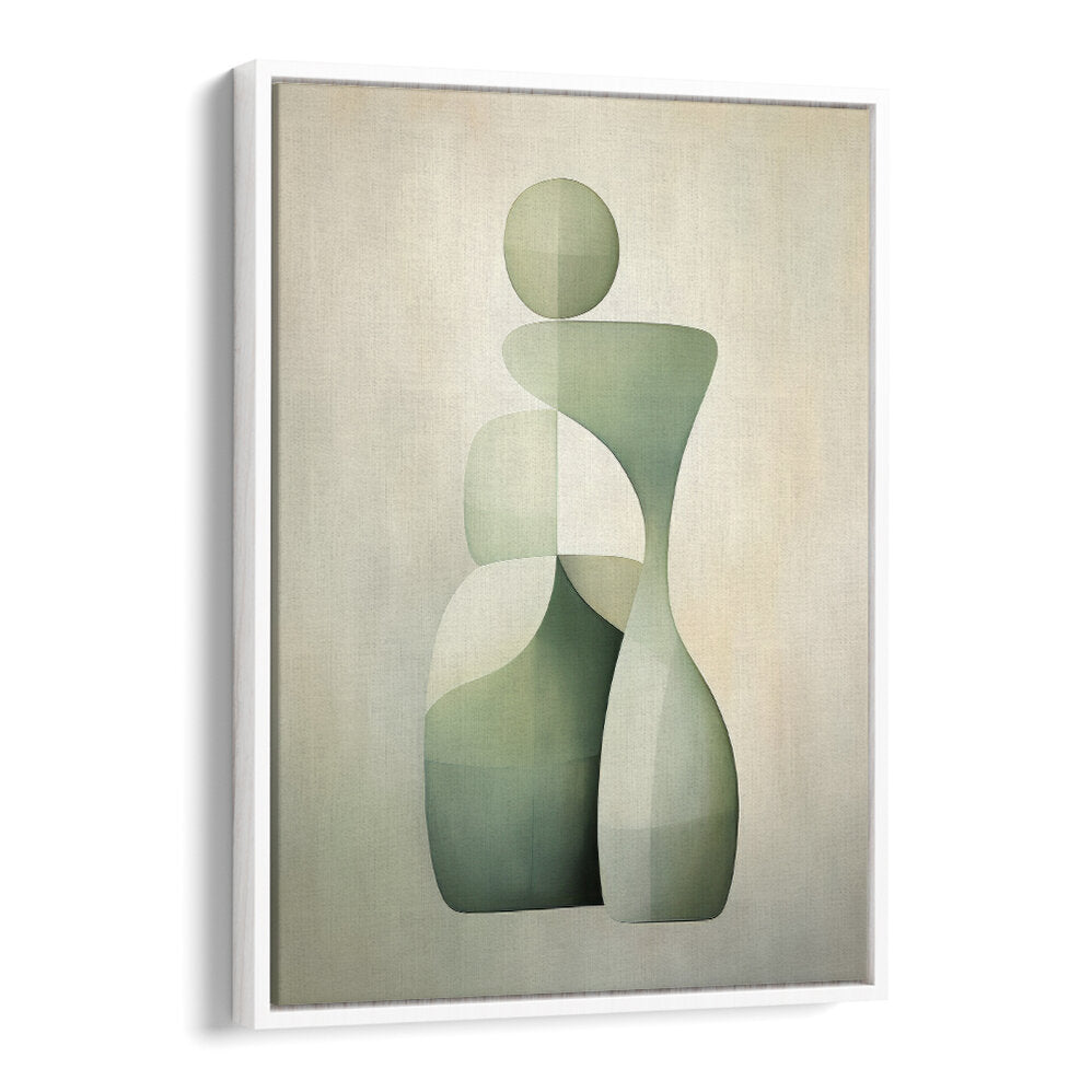 GREEN BEIGE GEO VI , ORGANIC FORMS