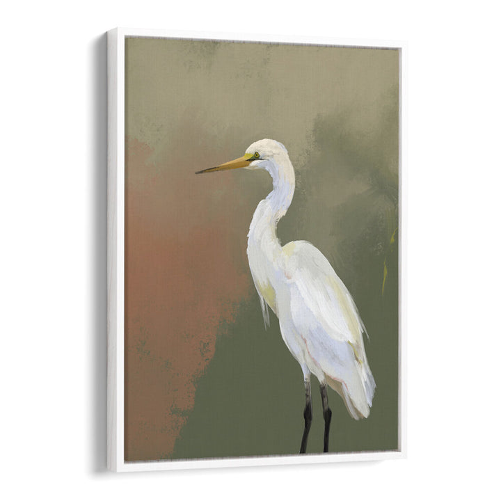 HANDPAINTED HERON OIL PAINTING