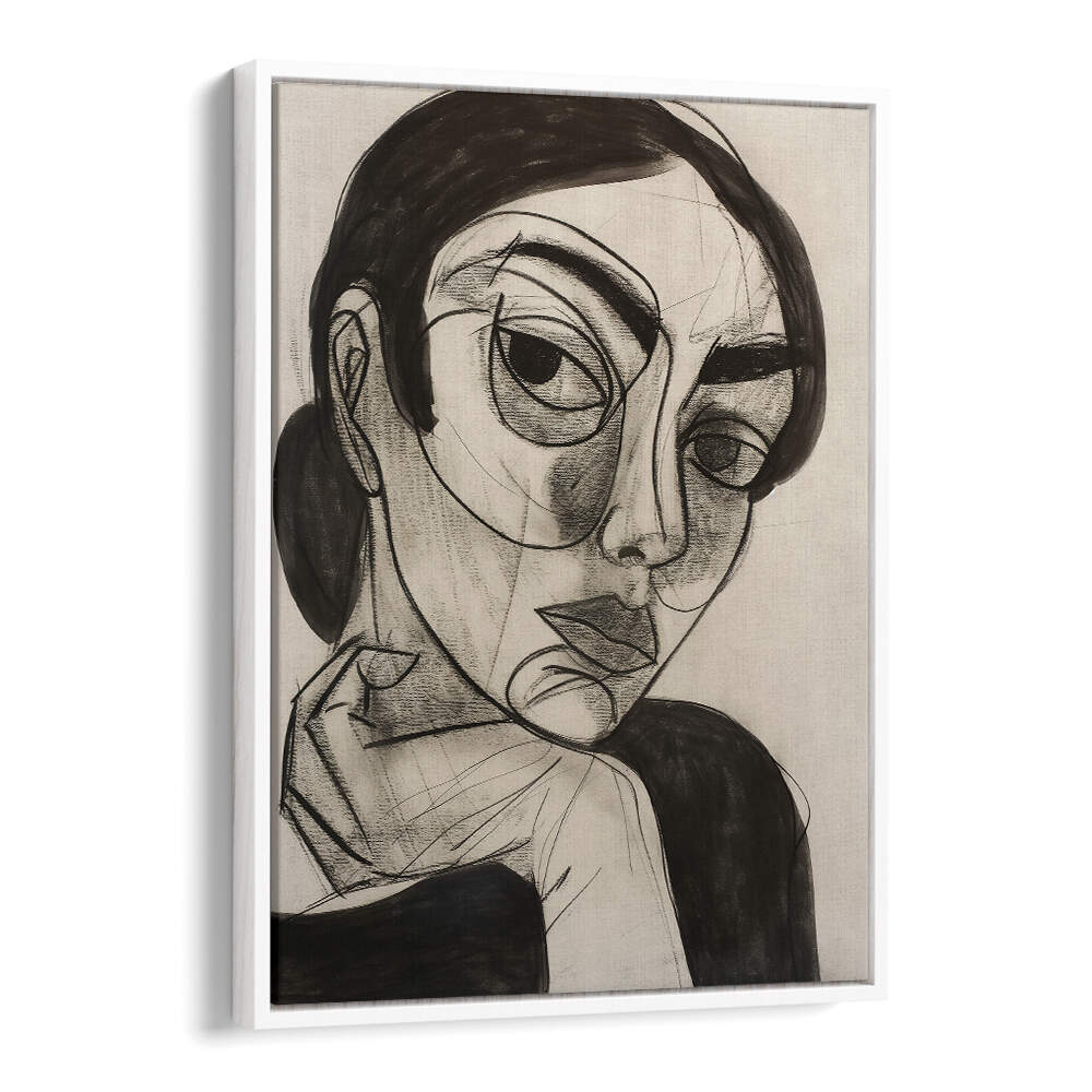 INTELECTUAL WOMAN , PORTRAITS & FIGURATIVE ILLUSTRATIONS