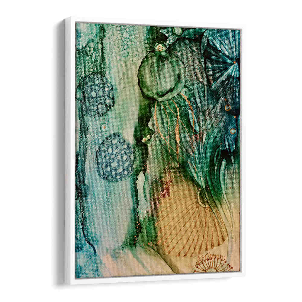 Serene JADE REEF, BEACH PAINTINGS artwork showcases vibrant coastal beauty for your home decor. Perfect for relaxation.