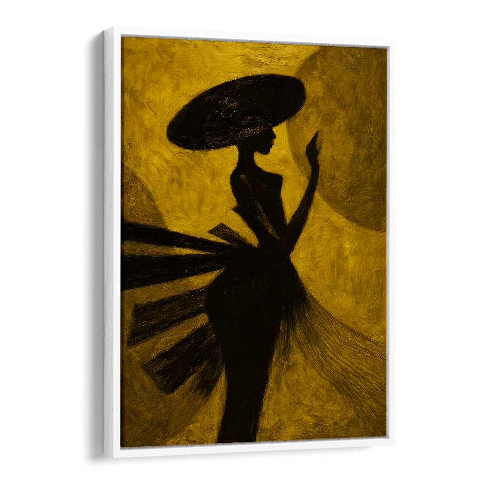 LADY IN THE FLOWING VEIL , EXPRESSIONISM PAINTINGS