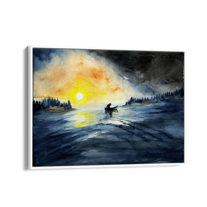 LAKE WASWANAPI , LANDSCAPE PAINTINGS