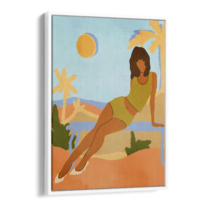 LEANING INTO THE BREEZE , PORTRAITS & FIGURATIVE ILLUSTRATIONS