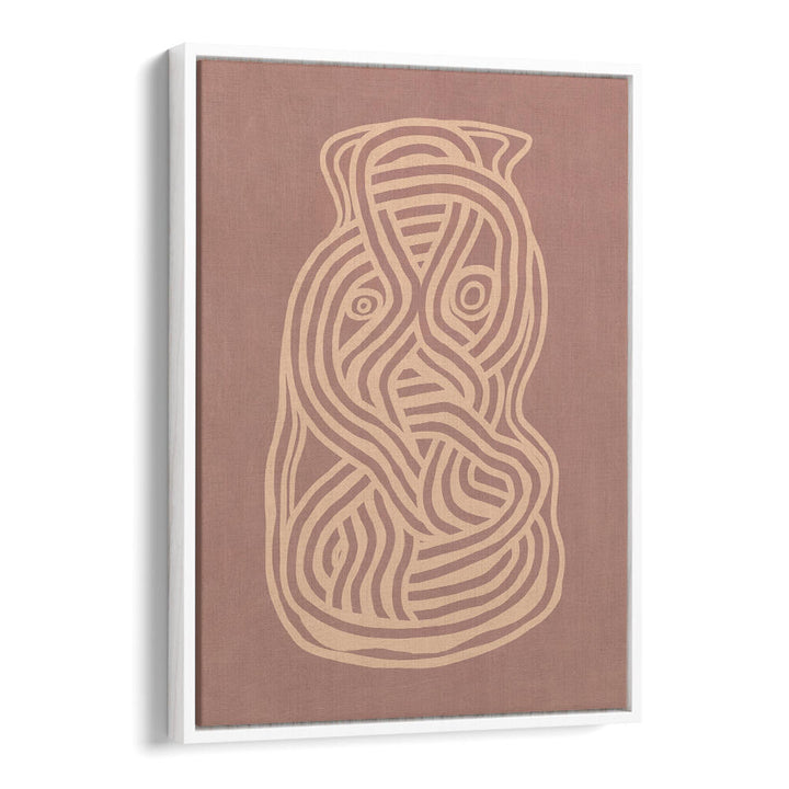 LINE ART ORGANIC SHAPE IN NUDE  ,LINE ART PAINTINGS