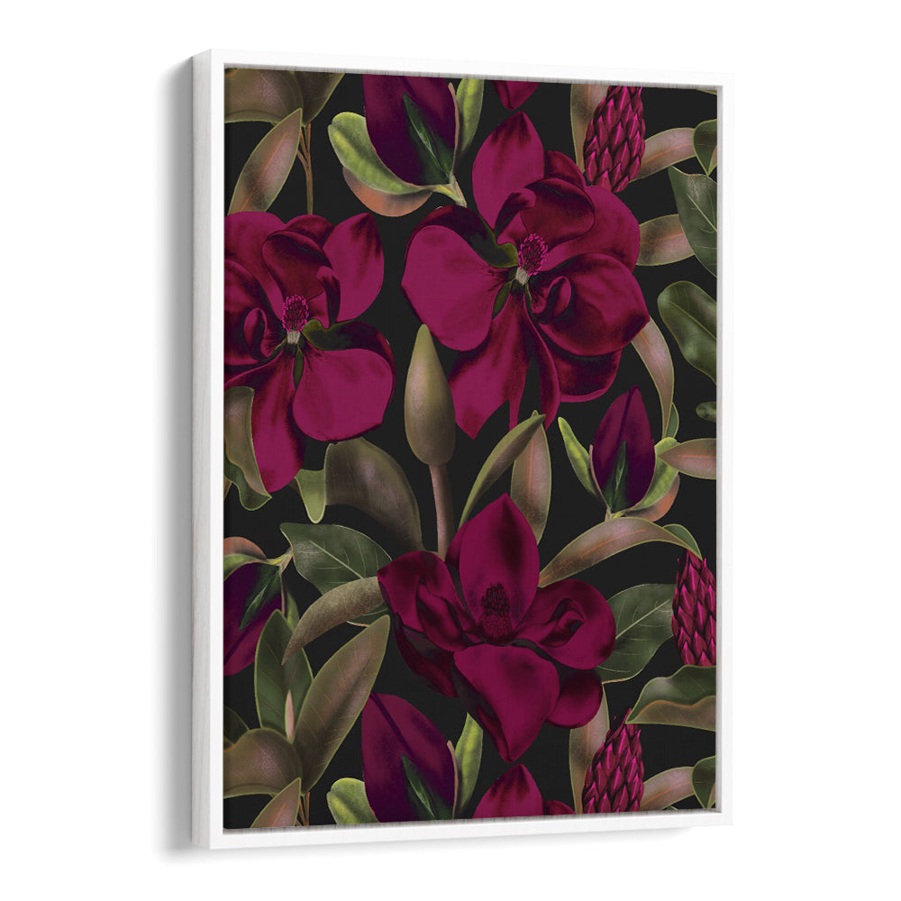 LUSH BURGUNDY MAGNOLIAS
