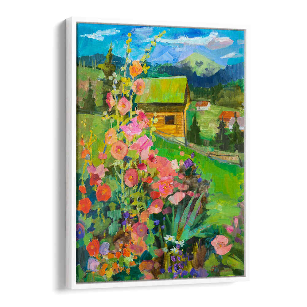 MALLOWS IN BUKOVELE , LANDSCAPE PAINTINGS