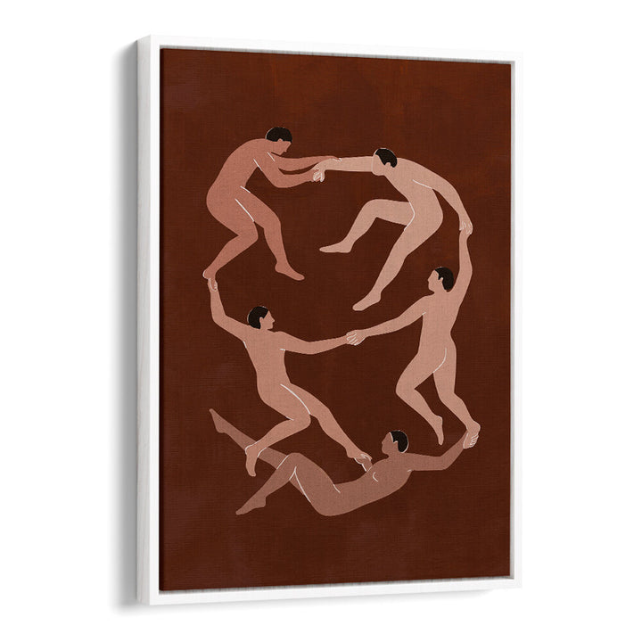 MEN IN MOTION , BOHO ART PAINTINGS