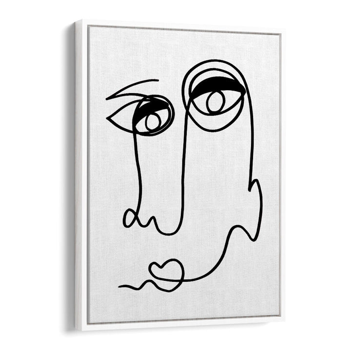 MINIMAL ABSTRACT FACE ART
