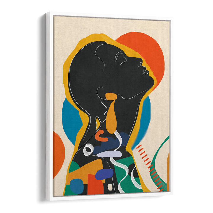 MODERN ABSTRACT WOMAN , POP ART PAINTINGS