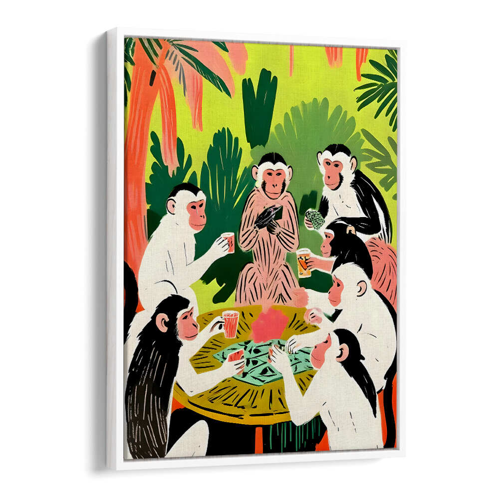 MONKEY POKERR , ANIMAL PAINTINGS