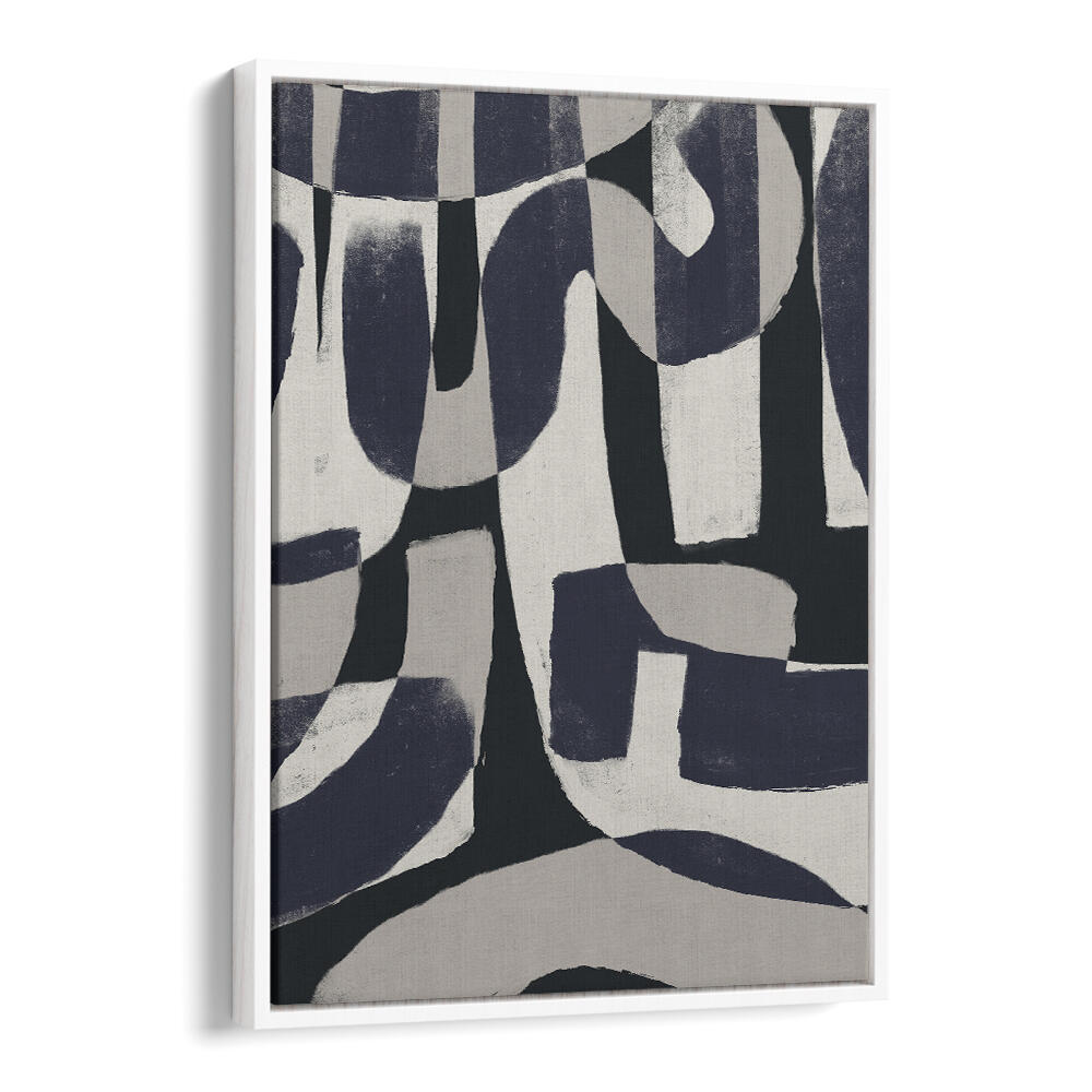 MONOCHROME ABSTRACT FORMS , ABSTRACT PAINTINGS