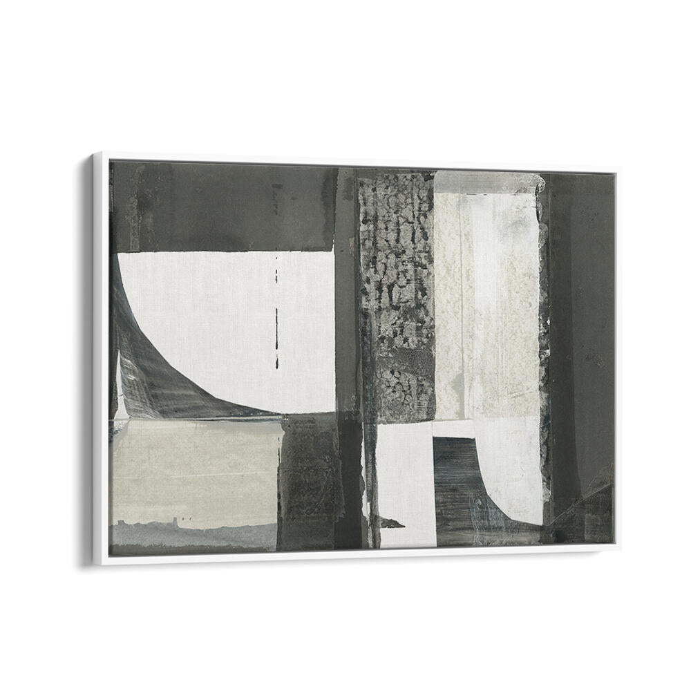 Elevate your decor with MONOCHROME SHAPES LIGHT II, ABSTRACT PAINTINGS featuring unique textures and shapes.