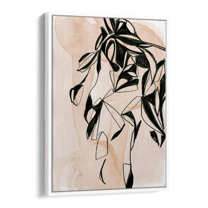 MONOCHROME LEAVES , ORGANIC FORMS