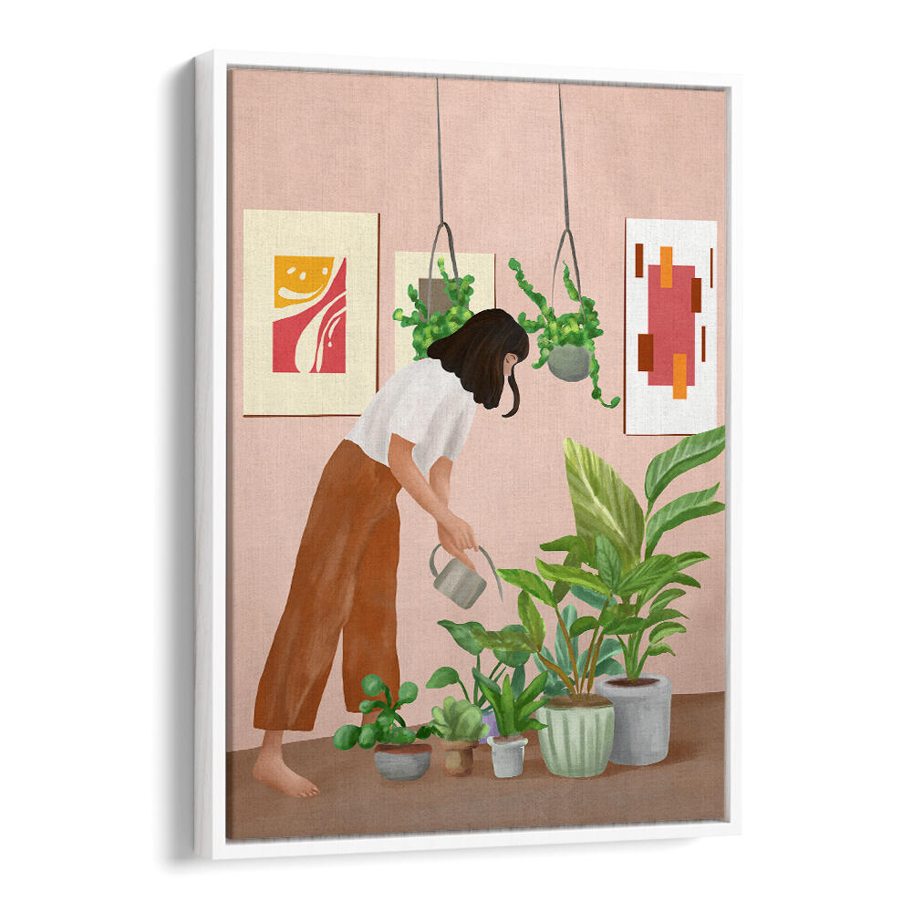 WHERE I DON'T FEEL ALONE , BOHO ART PAINTINGS