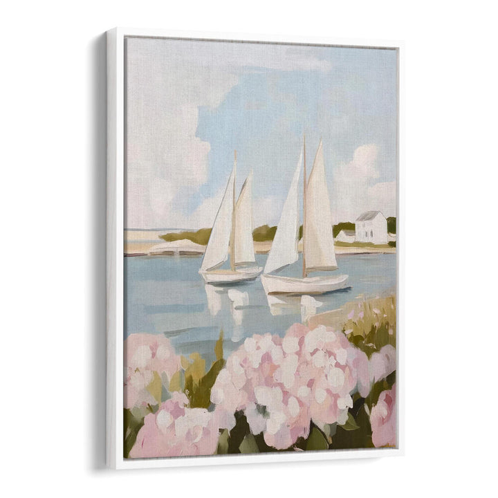 NANTUCKET SAILS , BEACH PAINTINGS