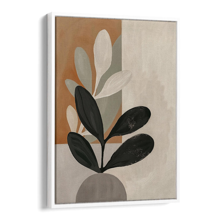 NEUTRAL ELEGANCE , FLORAL FLOWER PAINTINGS