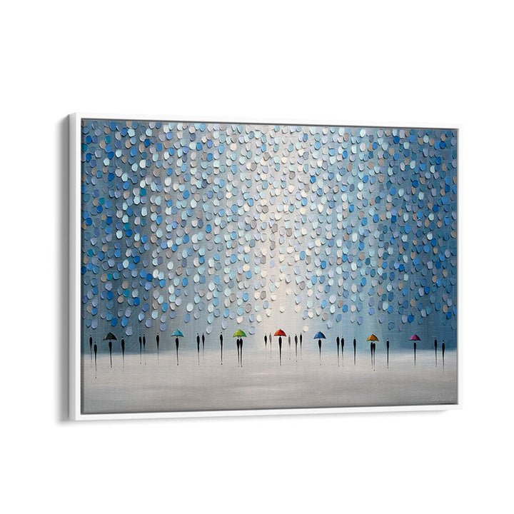 NEW RAIN , MODERN IMPRESSIONISM PAINTINGS