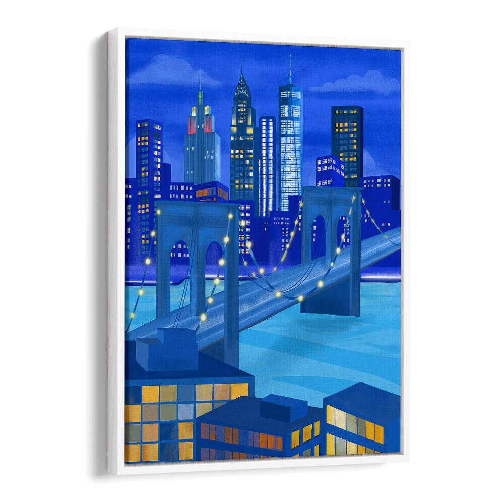 NEW YORK AT NIGHT , TRAVEL POSTERS