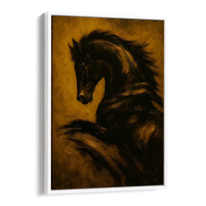 NIGHTMARE STALLION , EXPRESSIONISM PAINTINGS