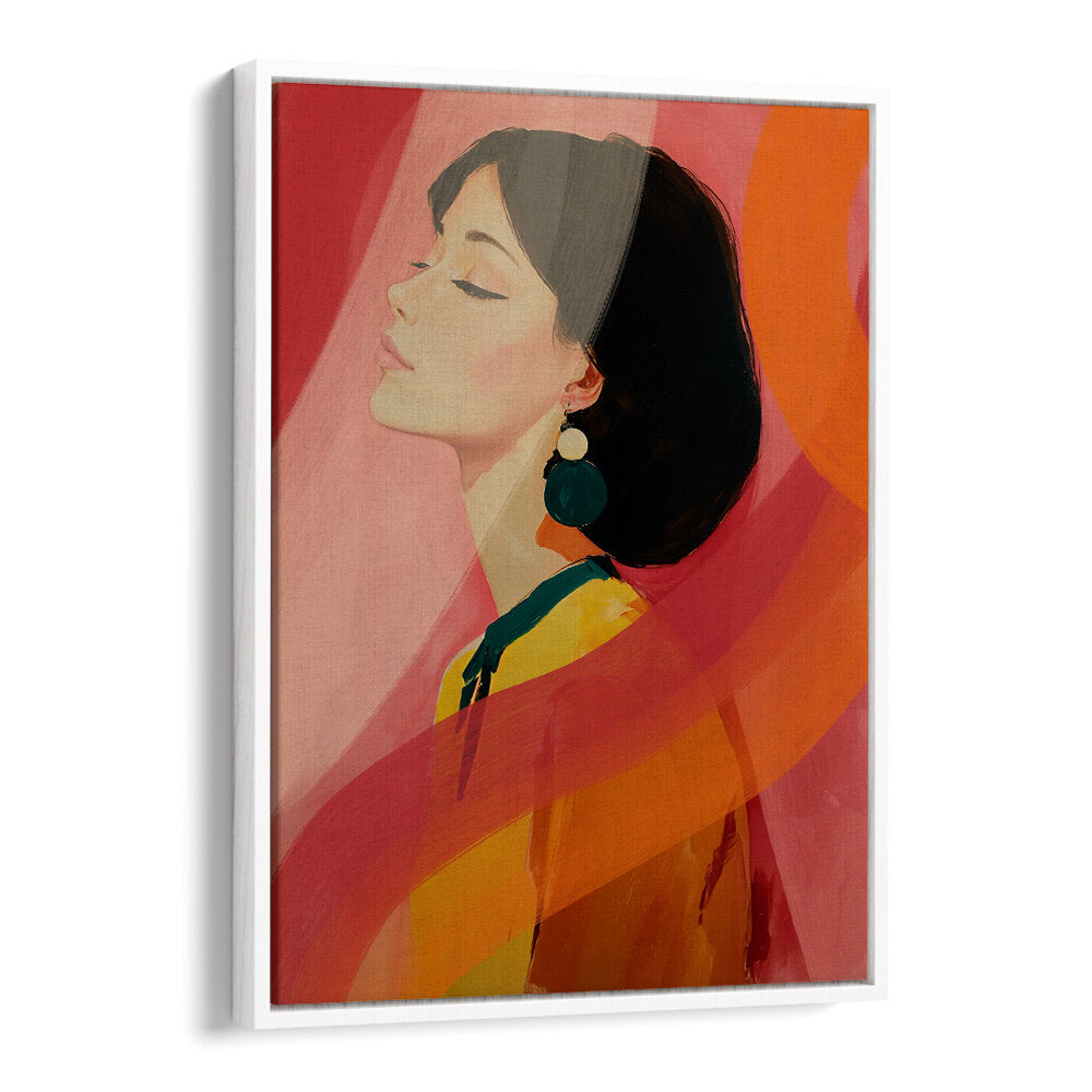 PORTRAIT ORANGE , PORTRAITS & FIGURATIVE ILLUSTRATIONS