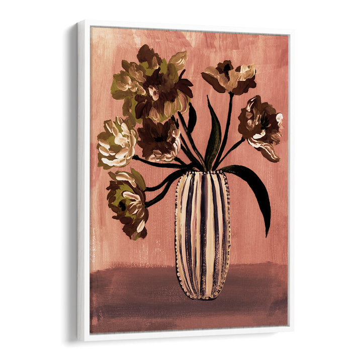 PAINTED FLORAL VASE