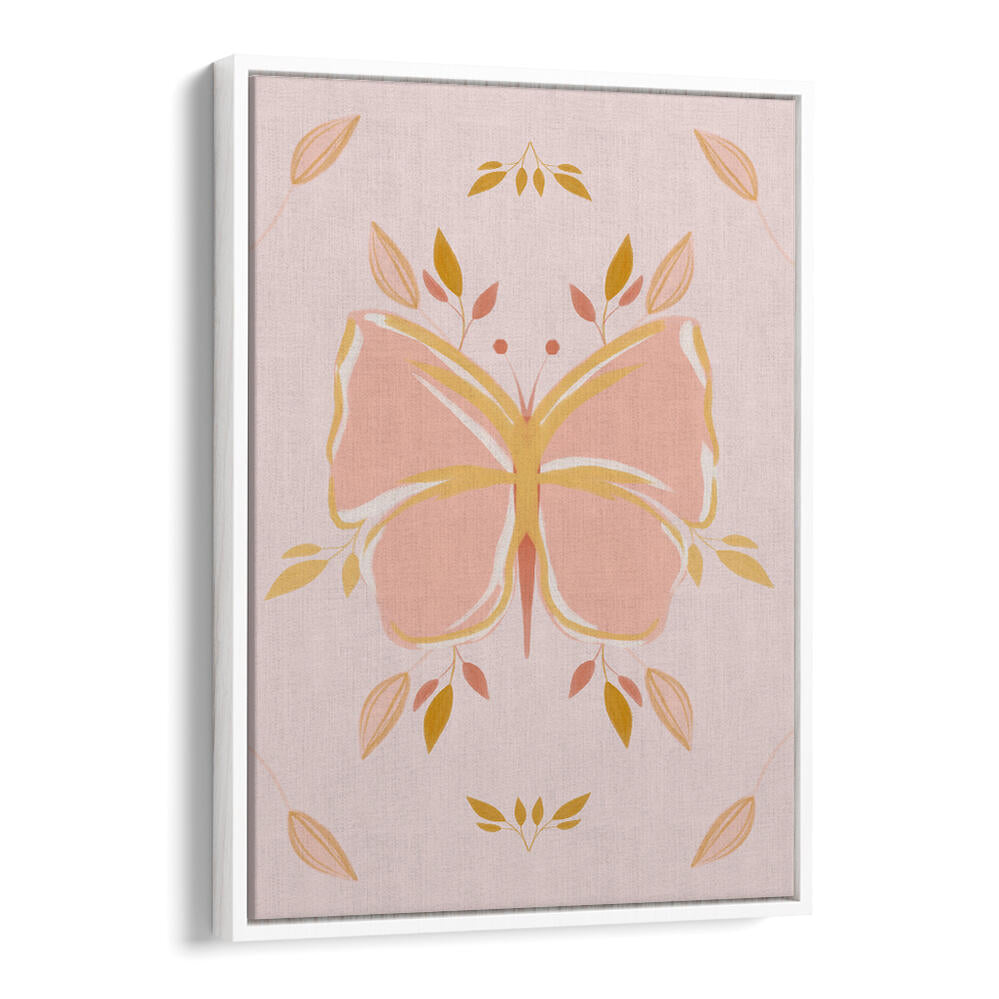 PASTEL FLORAL BUTTERFLY , KIDS ROOM PAINTINGS