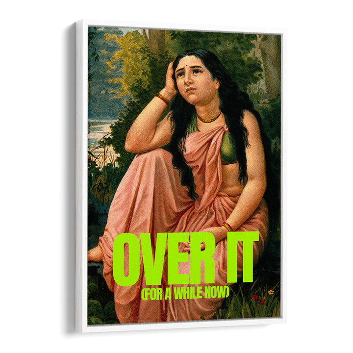 PENSIVE INDIAN WOMAN