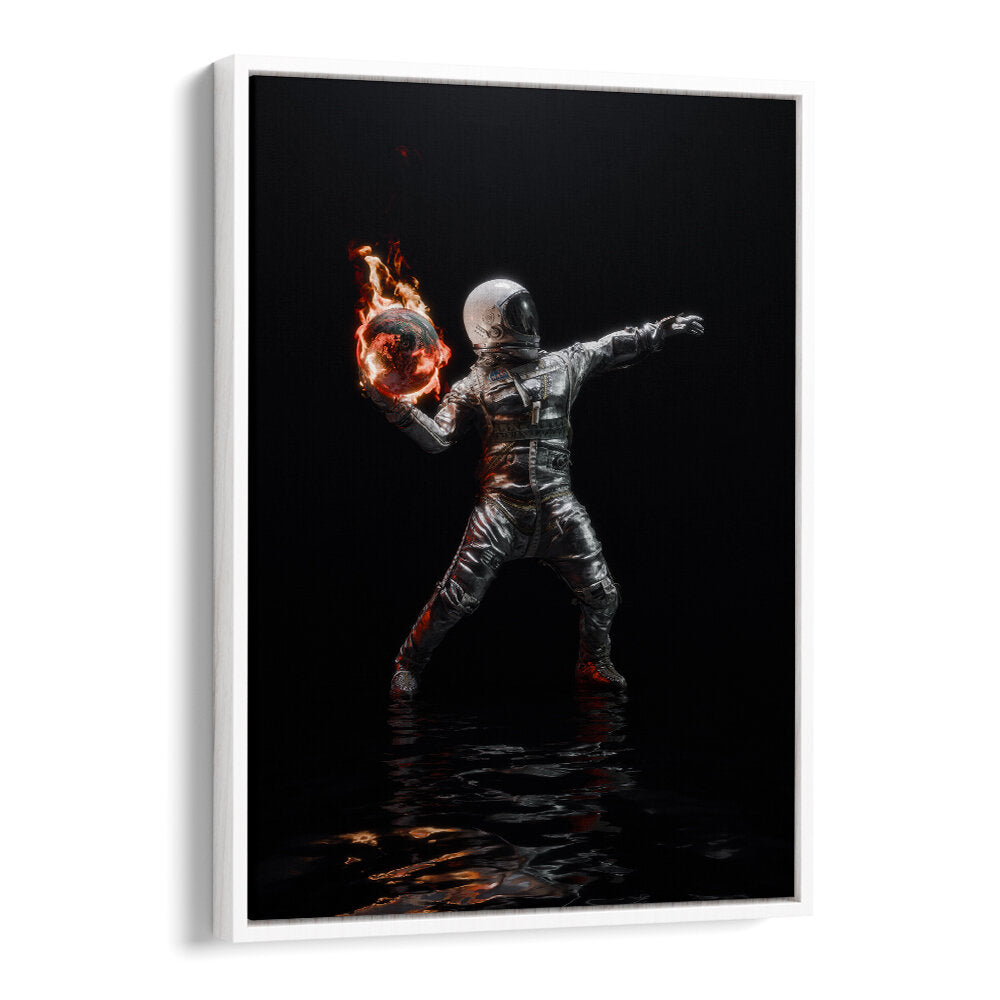 PLANET THROWER , SURREAL ART PRINTS