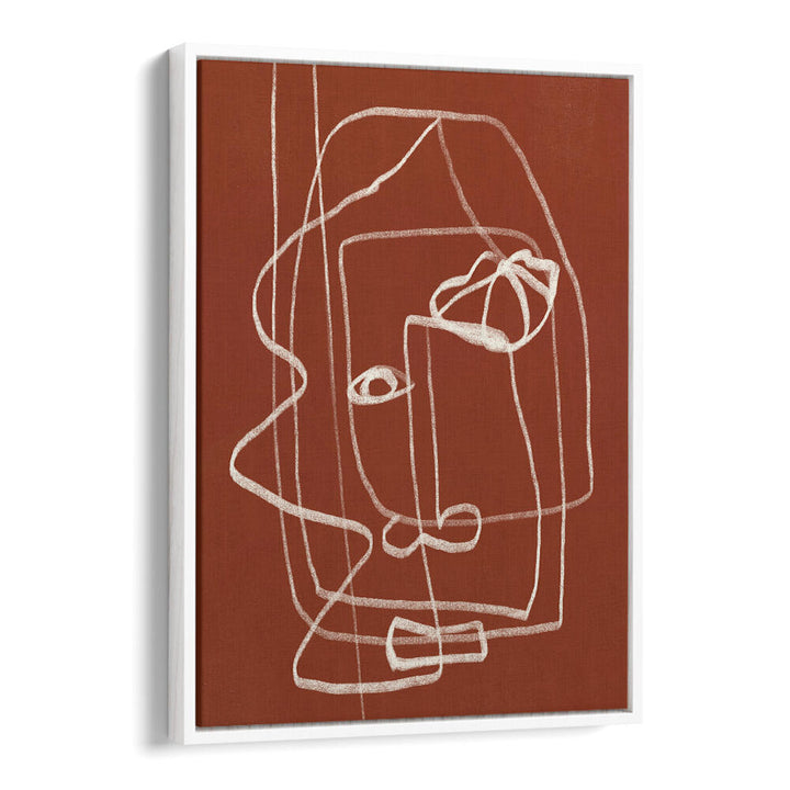 PORTRAIT TERRACOTTA , LINE ART PAINTINGS