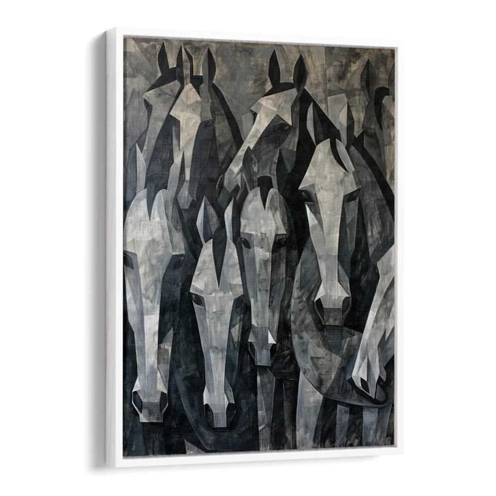 HORSE POSTER XVII , ANIMAL PAINTINGS