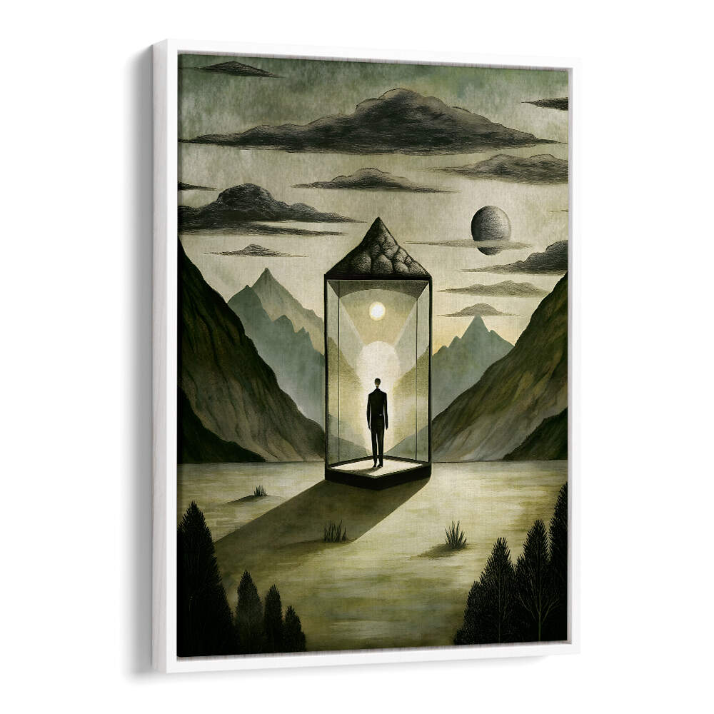 PRISM OF SOLITUDE , SURREAL ART PRINTS