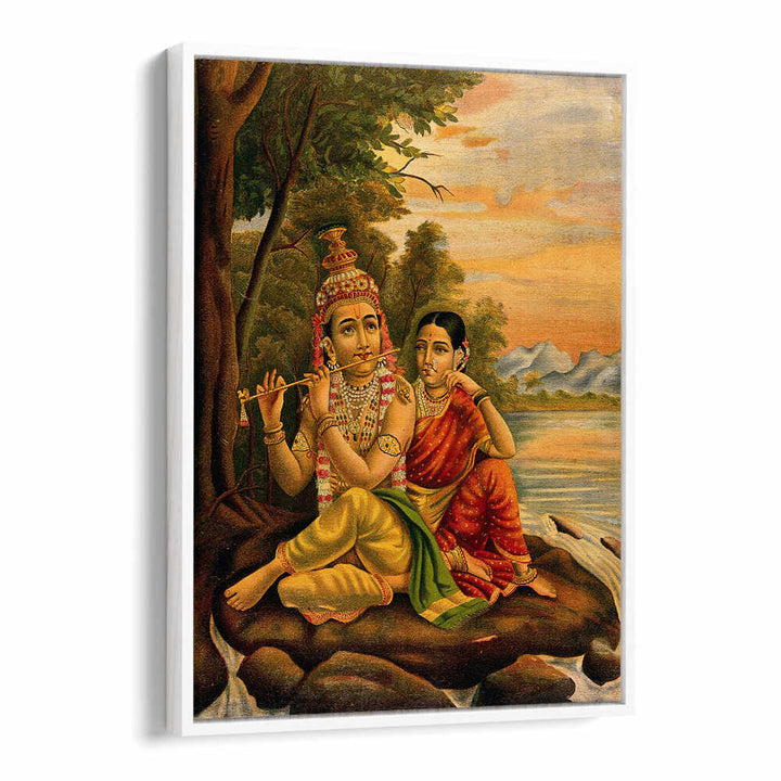 RADHA LISTENING TO KRISHNA'S FLUTE