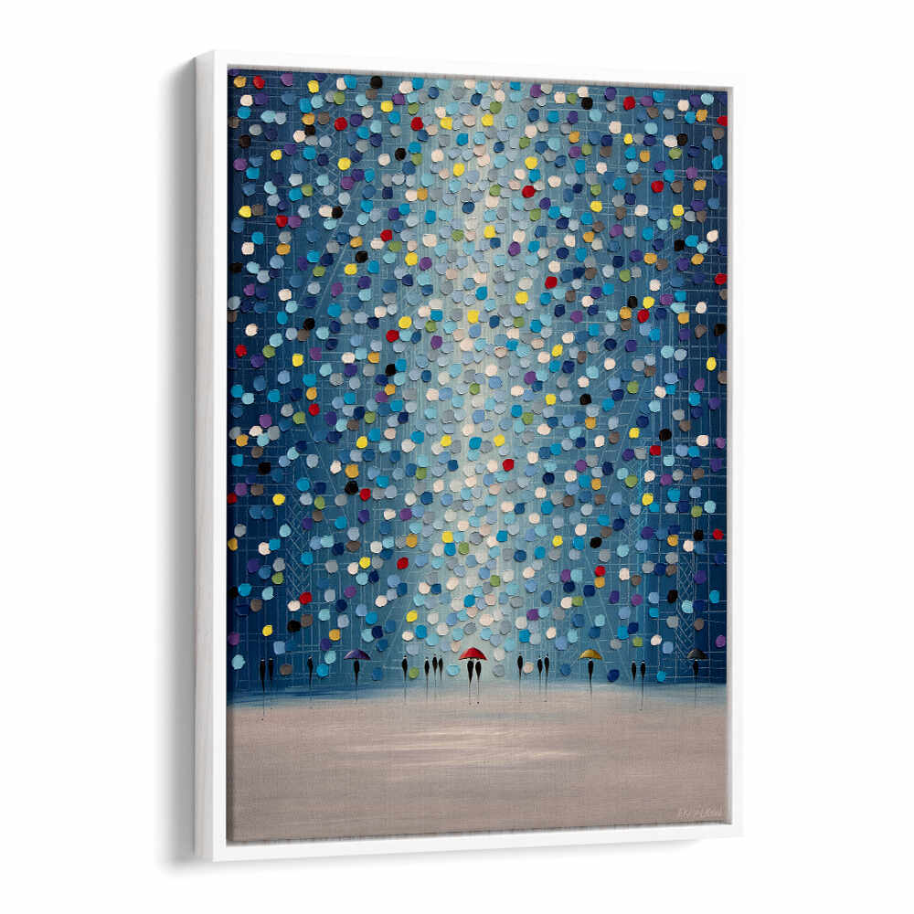 RAINDROP CONFETTI , MODERN IMPRESSIONISM PAINTINGS