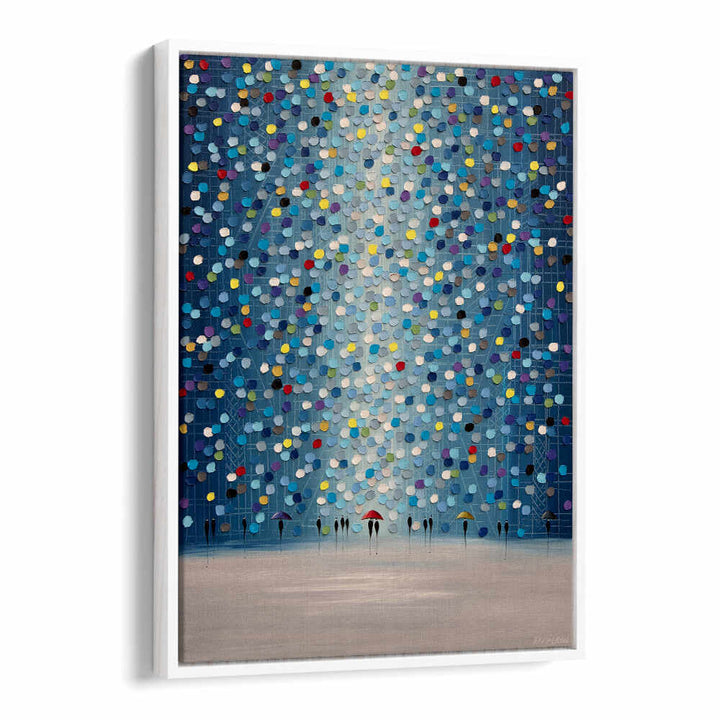 RAINDROP CONFETTI , MODERN IMPRESSIONISM PAINTINGS