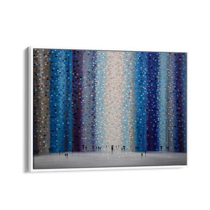 RAINY CITY FOR US , MODERN IMPRESSIONISM PAINTINGS