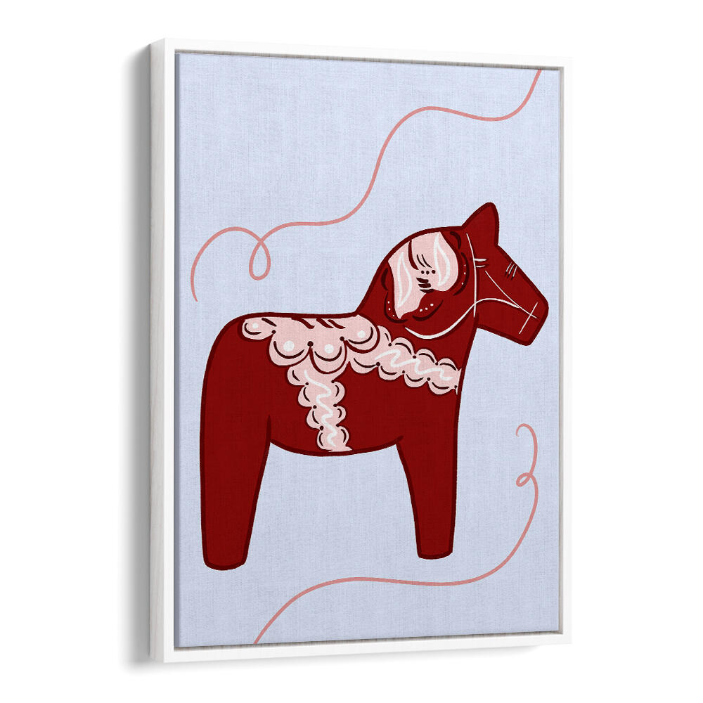 RED HORSE WHIMSY , KIDS ROOM PAINTINGS
