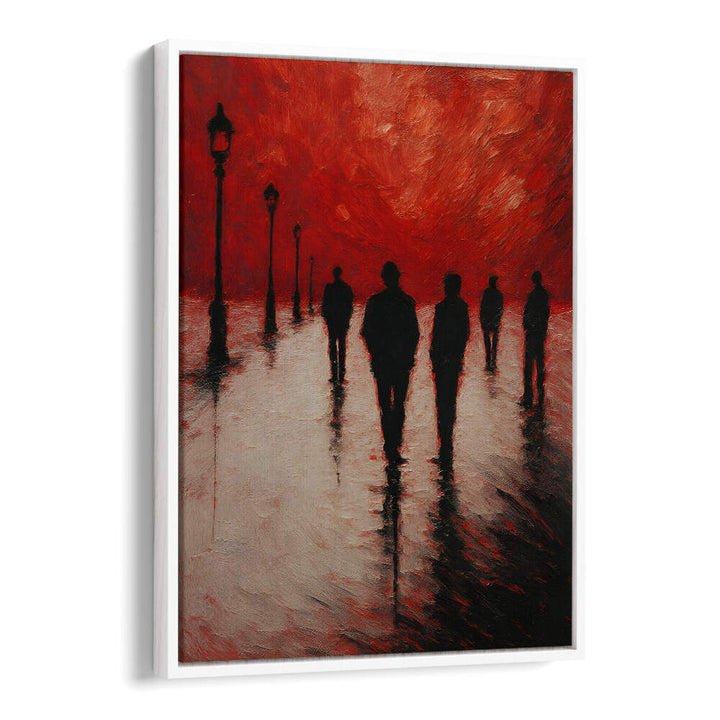 RED LAKE OF ECHOES , EXPRESSIONISM PAINTINGS