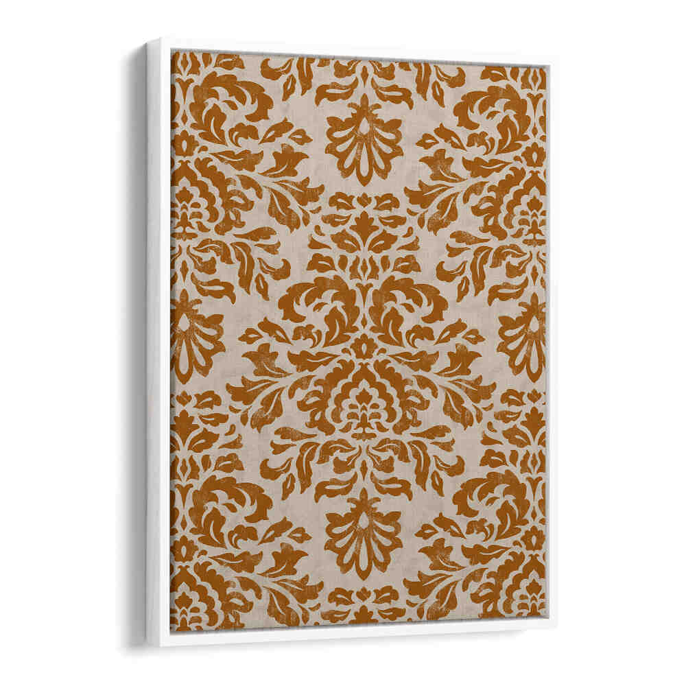 RUSTIC GOLD DAMASK PATTERN