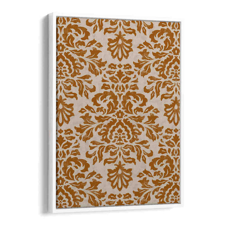 RUSTIC GOLD DAMASK PATTERN