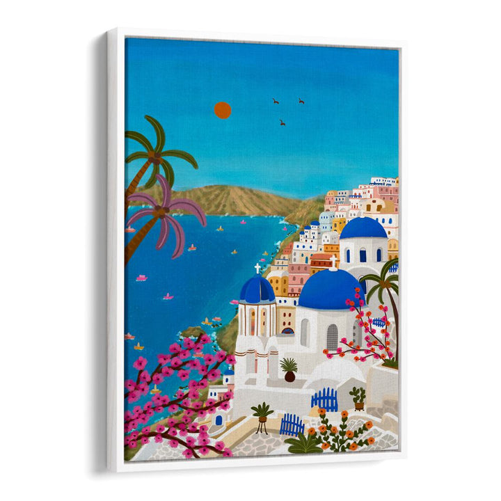 SANTORINI DREAMS , TRAVEL POSTERS