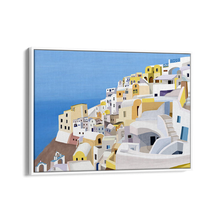SANTORINI, GREECE CLIFF , TRAVEL POSTERS