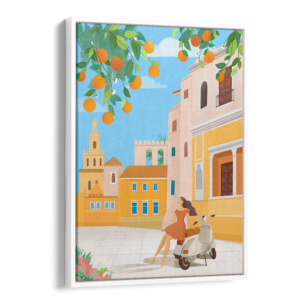 SEVILLE ORANGES - SPAIN , TRAVEL POSTERS