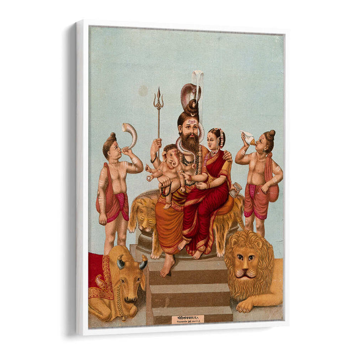 SHIVA ENTHRONED WITH HIS FAMILY