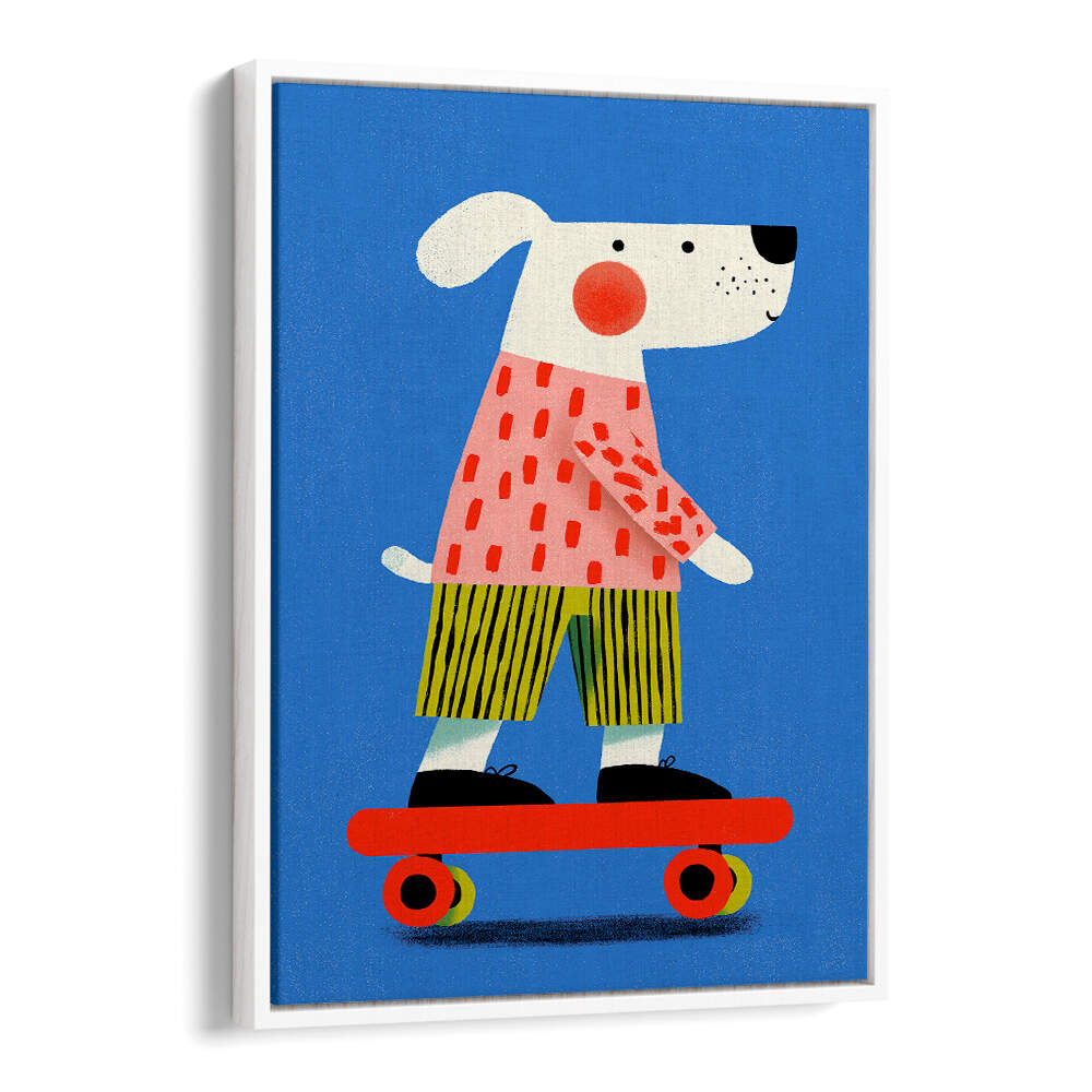 SKATING DOG , KIDS ROOM PAINTINGS