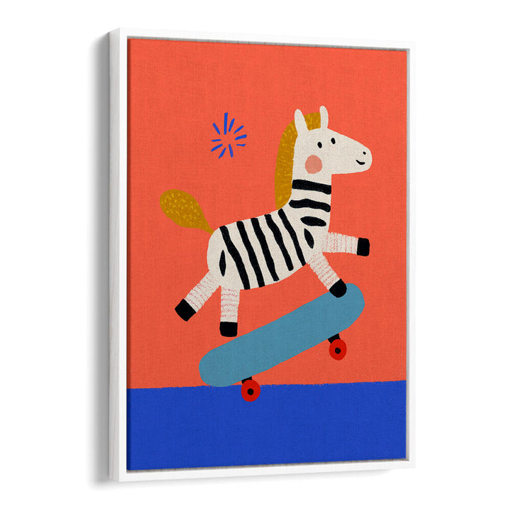 SKATING ZEBRA ,KIDS ROOM PAINTINGS