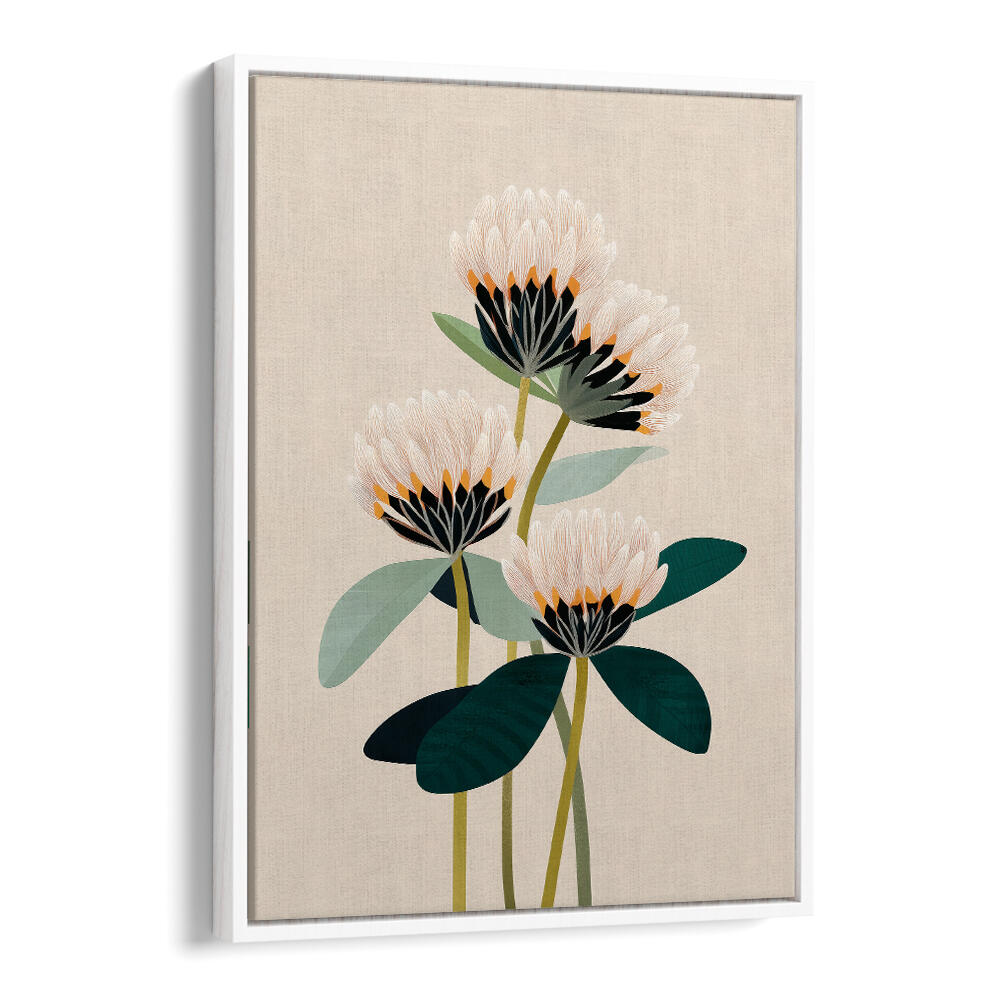 SOFT BOTANICA , FLORAL FLOWER PAINTINGS