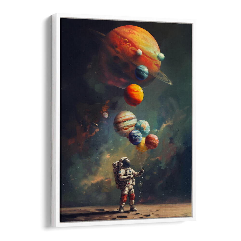 SPACE BALLOON , SURREAL ART PRINTS